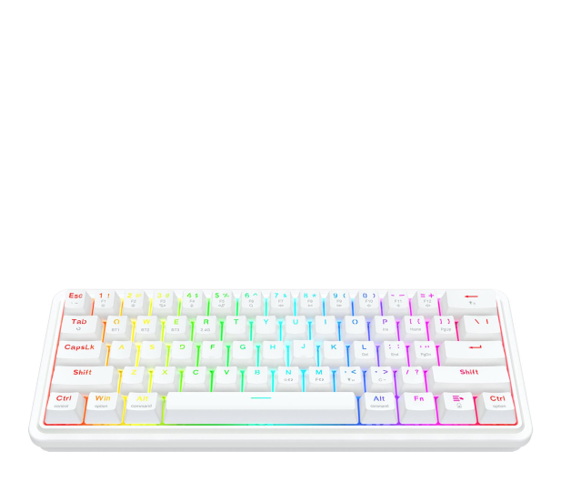Redragon Draconic V2 (White Wireless Mechanic) - 1358043 - zdjęcie 4